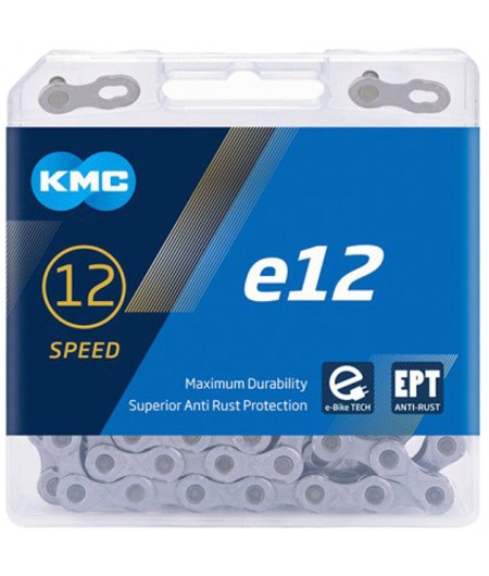 Chaîne KMC DLC12 12V 126 Maillons jaune pour vélo en ligne Chaîne KMC DLC12 12V 126 Maillons jaune pour vélo en ligne